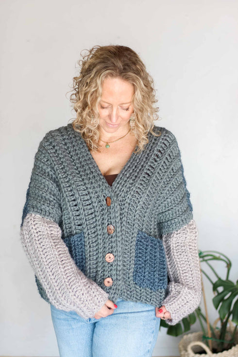3 Days to Done Chunky Cardigan Crochet Pattern