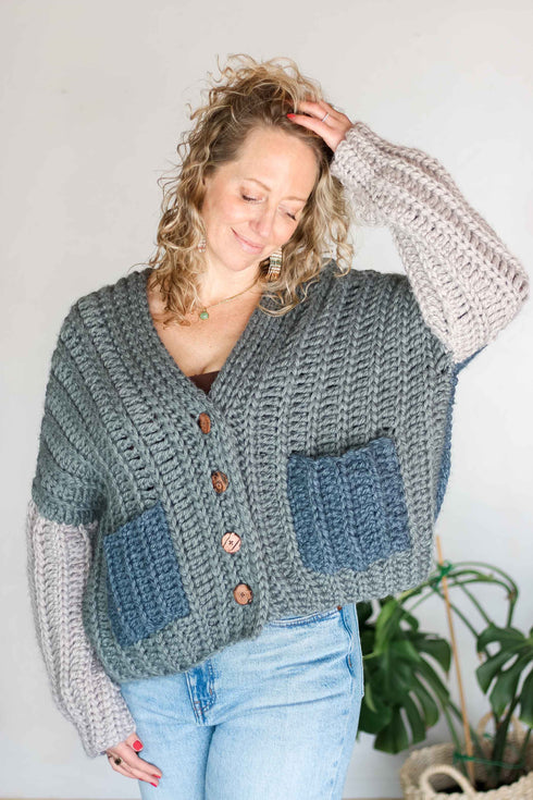 3 Days to Done Chunky Cardigan Crochet Pattern