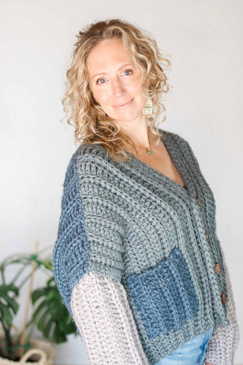 3 Days to Done Chunky Cardigan Crochet Pattern