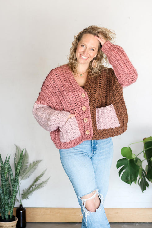 3 Days to Done Chunky Cardigan Crochet Pattern