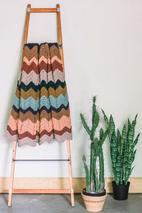 Sandstone Shadows Blanket Crochet Pattern