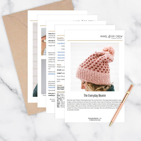 Everyday Beanie Crochet Pattern