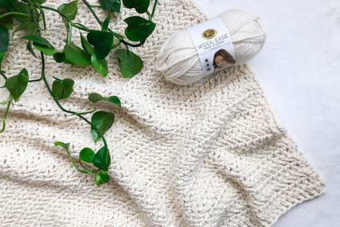 Luxe Herringbone Blanket Crochet Pattern