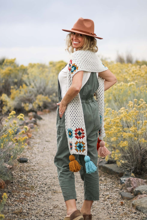 Perennial Granny Square Crochet Pattern