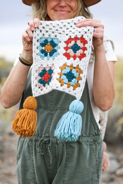 Perennial Granny Square Crochet Pattern
