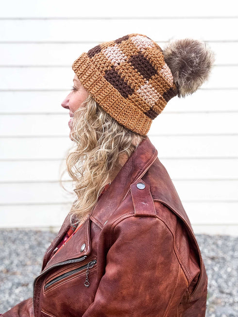 Plaiditude Beanie Crochet Pattern
