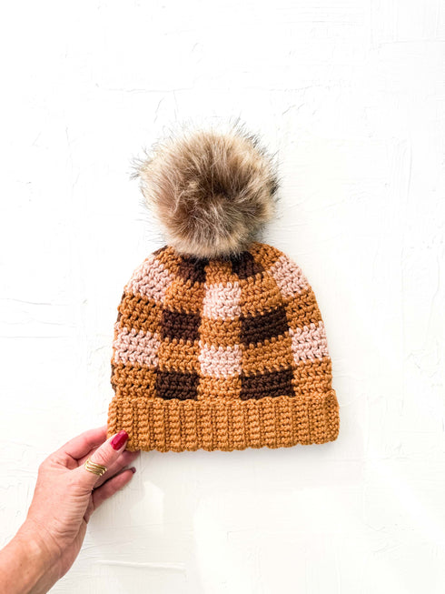 Plaiditude Beanie Crochet Pattern