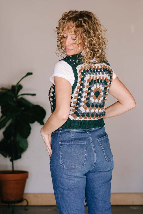 Renewal Granny Square Vest Crochet Pattern