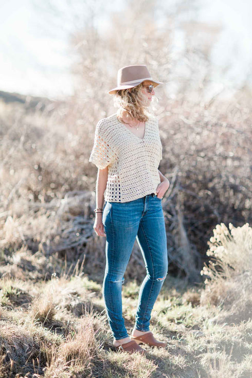 Saratoga Poncho Top Crochet Pattern