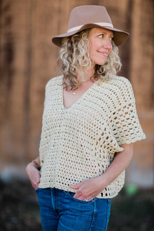 Saratoga Poncho Top Crochet Pattern