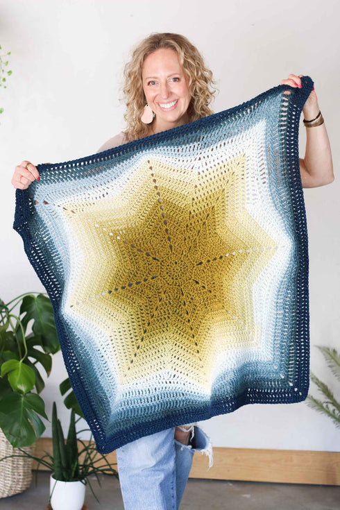Supernova Blanket Crochet Pattern