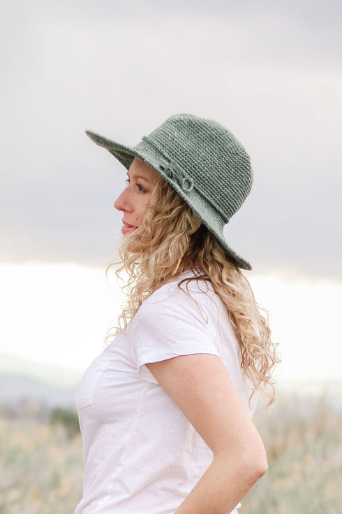 Cleo Wide Brim Fedora Crochet Pattern