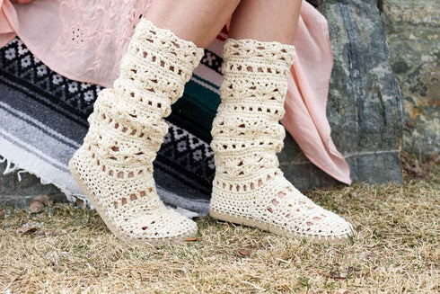 Coachella Boots Crochet Pattern
