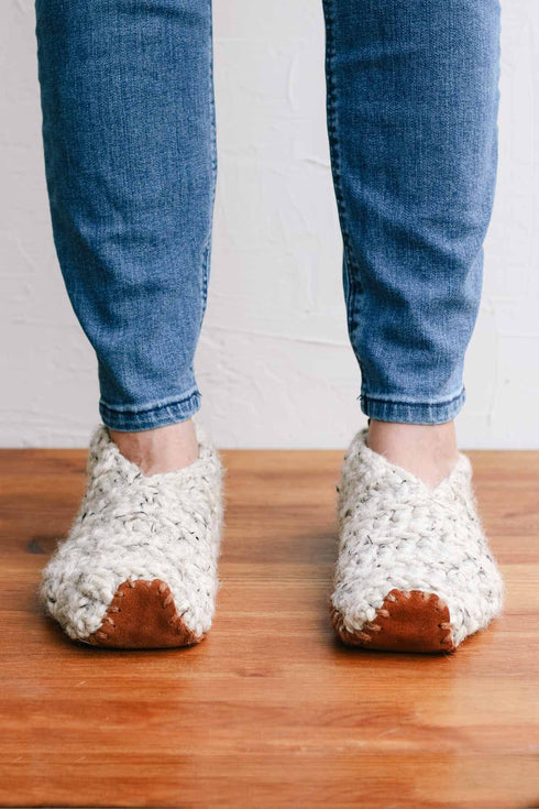 Magic Rectangle Crochet Slippers Pattern