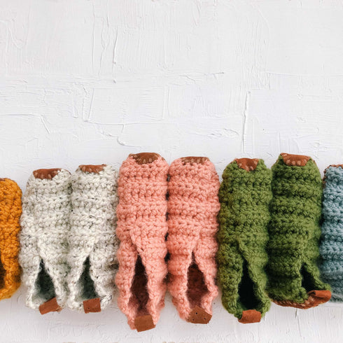 Magic Rectangle Crochet Slippers Pattern
