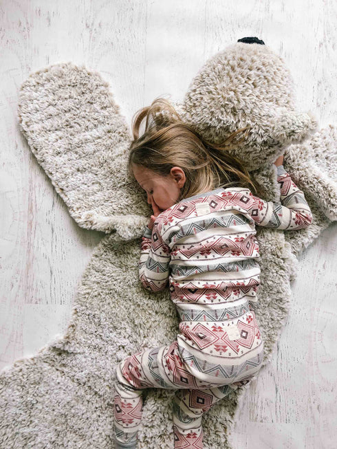 Hibernation Bear Rug Blanket Crochet Pattern