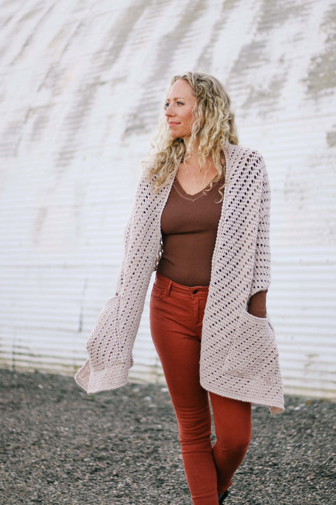 Stay at Home Pocket Shawl Crochet Pattern