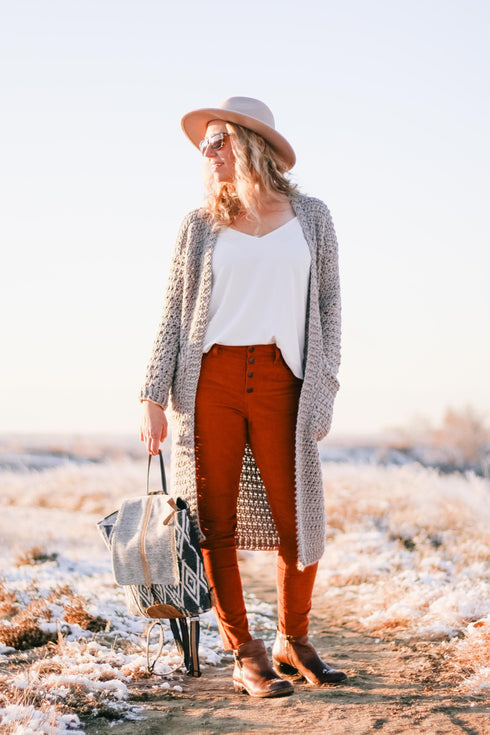 Elevation Duster Cardigan Crochet Pattern