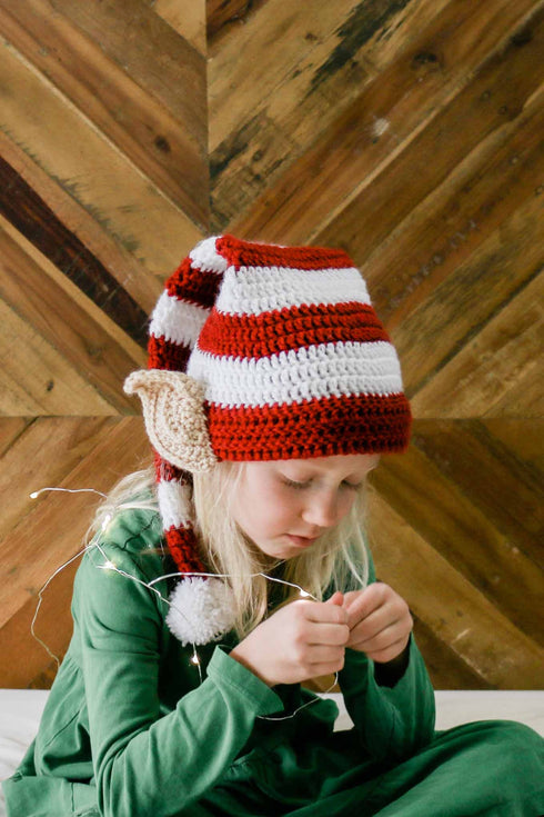 Santa's Helper Elf Hat Crochet Pattern