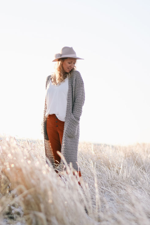 Elevation Duster Cardigan Crochet Pattern