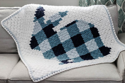 C2C Bunny Blanket Sweater Crochet Pattern