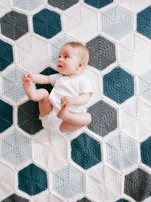 Quinn Hexie Crochet Blanket Pattern