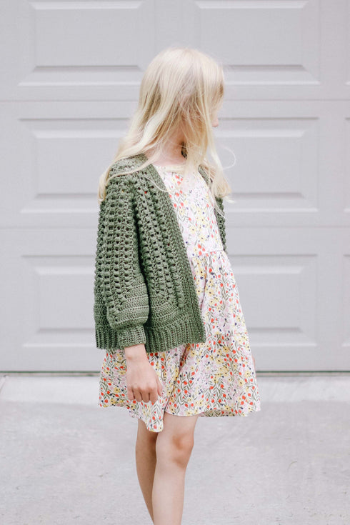 Mini Mezzo Cardigan Crochet Pattern