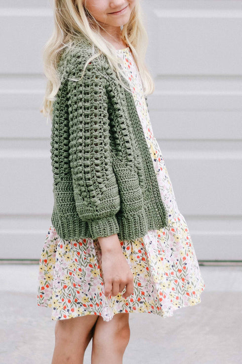 Mini Mezzo Cardigan Crochet Pattern