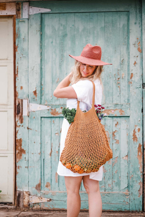 Harvest Market Tote Crochet Pattern