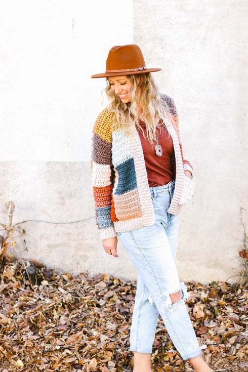 Patchwork Party Cardigan Crochet Pattern