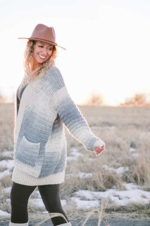 Patchwork Party Cardi Lite Crochet Pattern