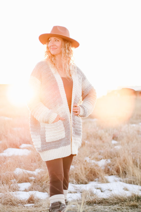 Patchwork Party Cardi Lite Crochet Pattern