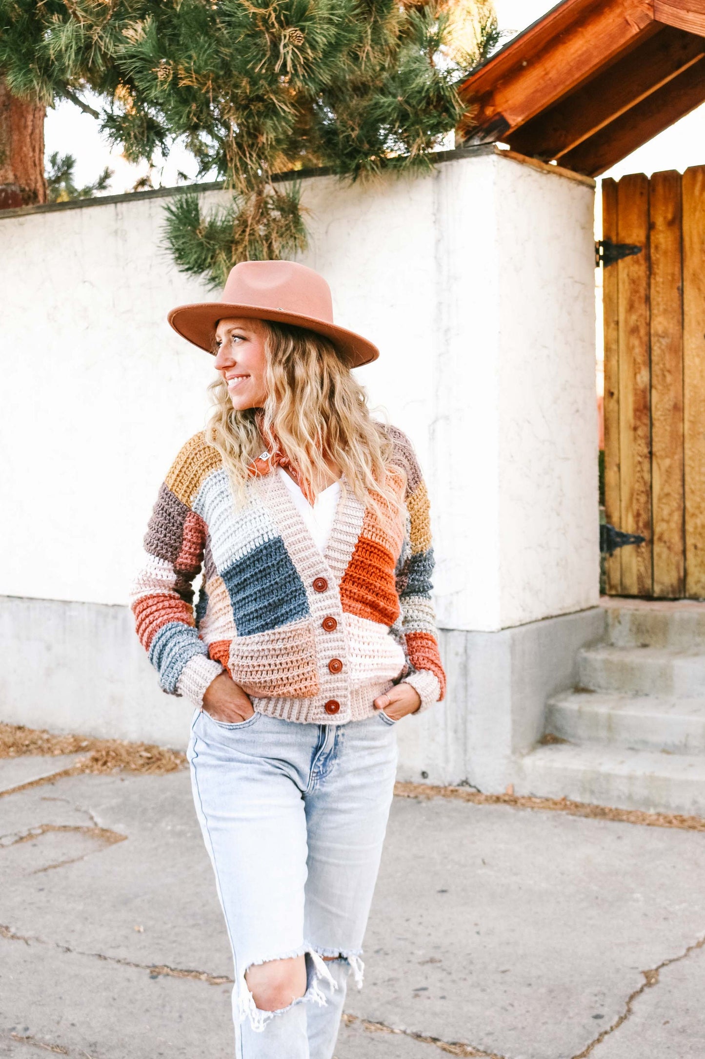 Patchwork Party Cardigan Crochet Pattern