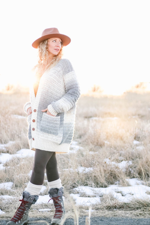 Patchwork Party Cardi Lite Crochet Pattern