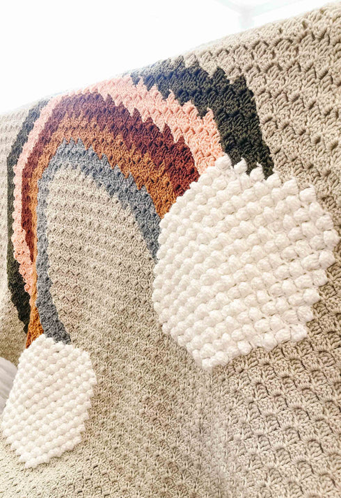 Over the Rainbow Crochet Blanket Pattern