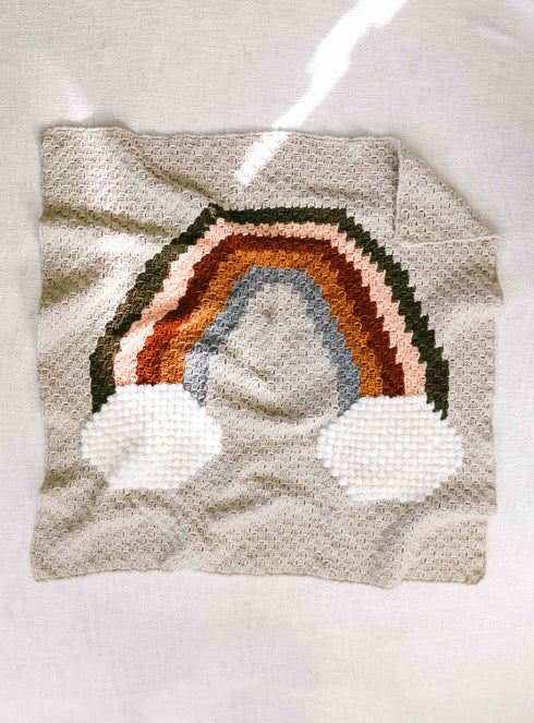 Over the Rainbow Crochet Blanket Pattern