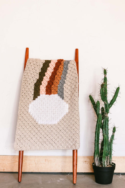 Over the Rainbow Crochet Blanket Pattern