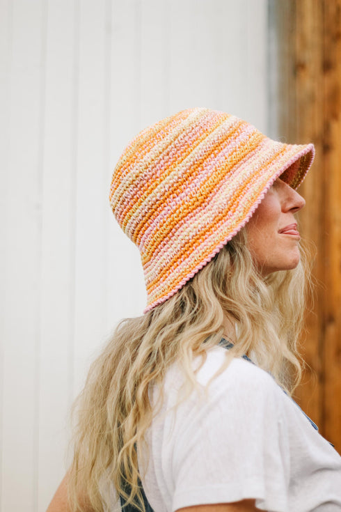 Scrappy Bucket Hat Crochet Pattern