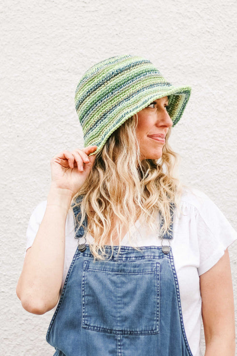 Scrappy Bucket Hat Crochet Pattern