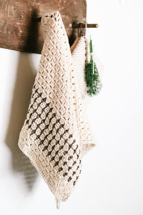 Casita Tea Towel Crochet Pattern
