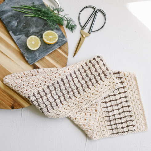 Casita Tea Towel Crochet Pattern