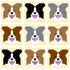 Border Collie / Australian Shepard Dog Blanket Crochet Pattern