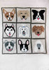 French Bulldog / Boston Terrier Dog Blanket Crochet Pattern