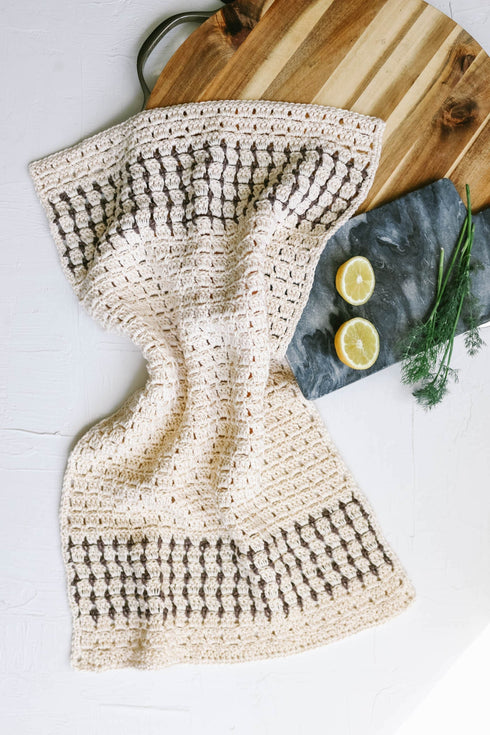 Casita Tea Towel Crochet Pattern