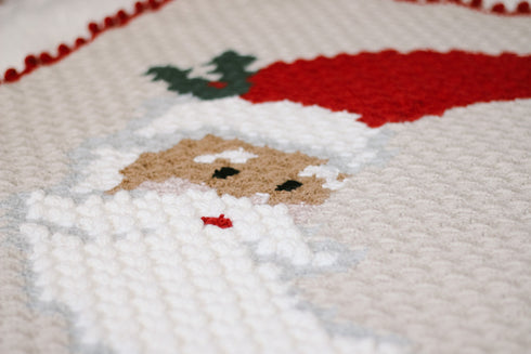 Jolly Old St. Nick Blanket Crochet Pattern