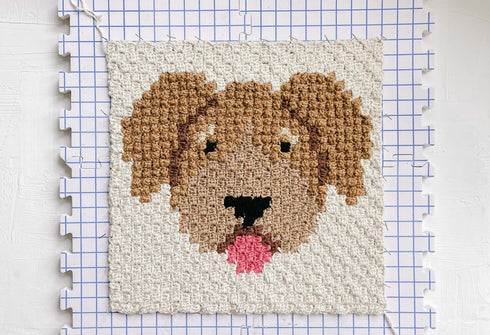 Doodle Dog Blanket Crochet Pattern