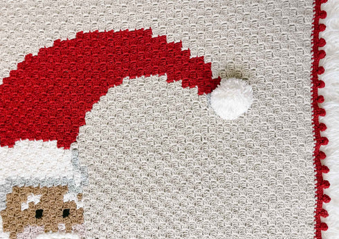 Jolly Old St. Nick Blanket Crochet Pattern