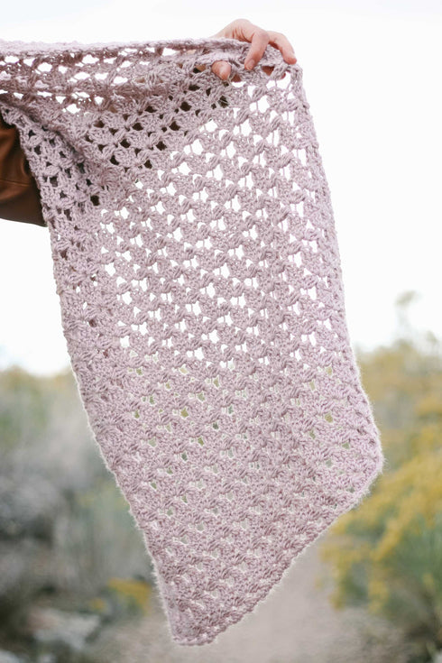 Floret Lacy Scarf Crochet Pattern