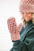 Faux "Knit" Beanie + Mittens Crochet Pattern