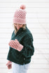 Faux "Knit" Beanie + Mittens Crochet Pattern